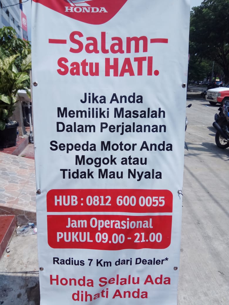 Layanan Honda Care Sabena Honda